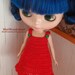 Blythe - Button Red Dress