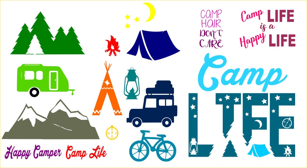 Free Free 244 Camping Hair Svg SVG PNG EPS DXF File