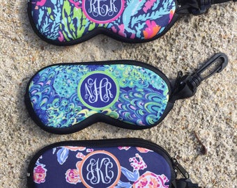Neoprene Sunglass Cases. Great Bachelorette, Birthday or Girl's Weekend Favors. Beach Bachelorette Party Sunglass Cases.