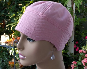 Womens Chemo Hat Soft Cancer Cap Alopecia Hat Reversible Small/Medium