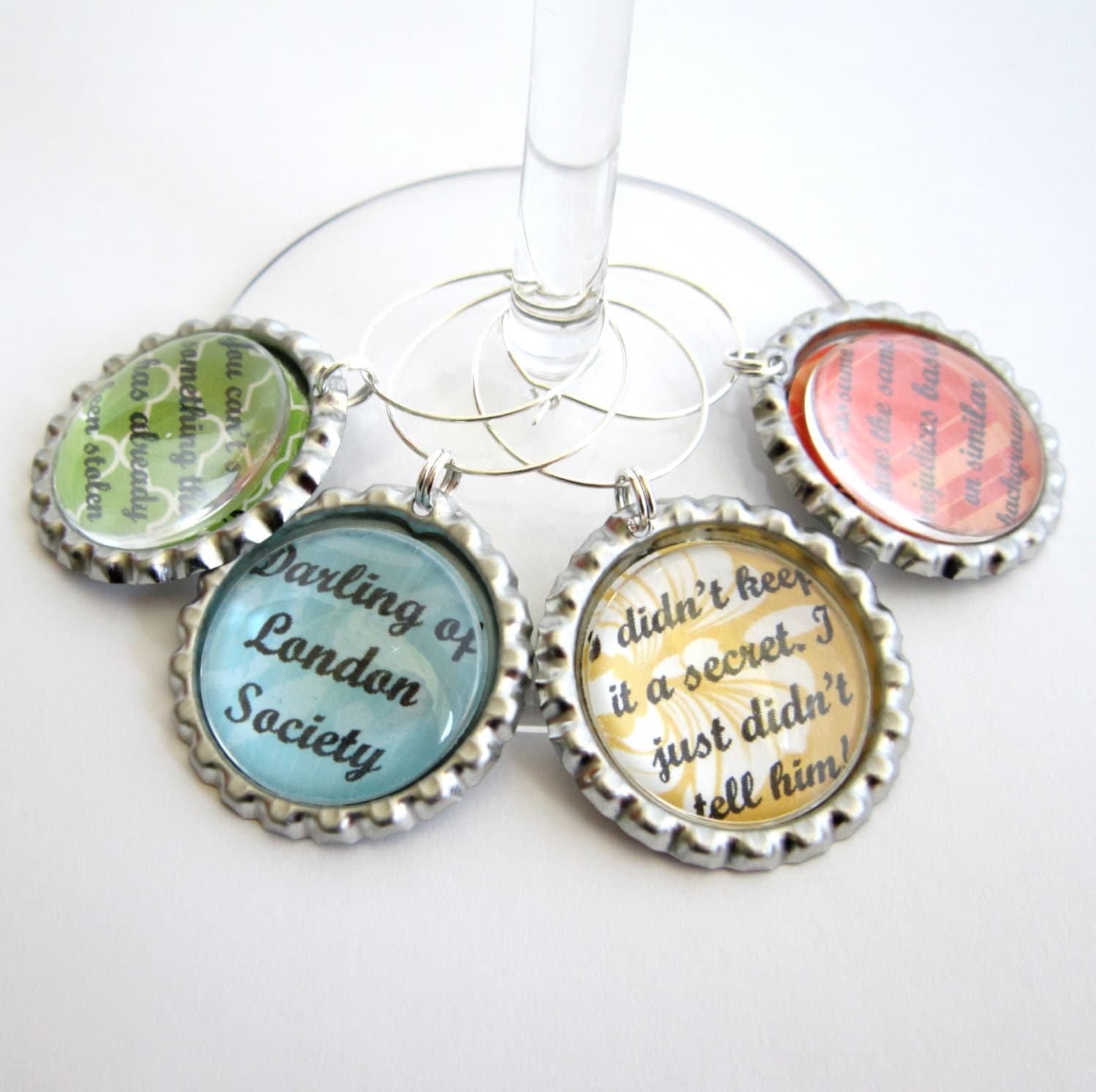 NEW Men of Downton Abbey Wine Glass Charm