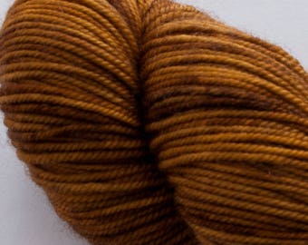 Madeleine sport weight - Bronze- 100% SW Merino Hand Dyed Yarn 325 yds