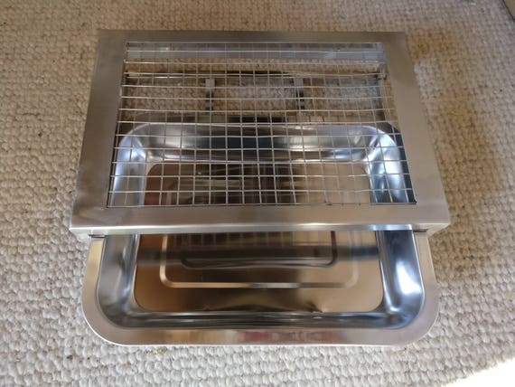 Stainless Steel Scatterless Sliding Tray Litter Pan Small Pets