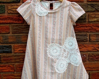20% OFF SALE....Vintage Doily Oversized Dress