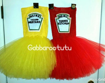 Ketchup mustard or relish tutu dress