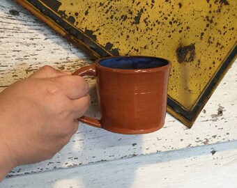 Hand thrown ceramic mug