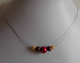 Bridal trendy raspberry Red Brown and yellow