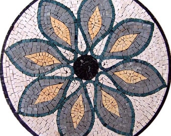 Mosaic Flower Medallion - Valeria