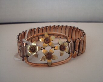 Vintage Kresler flower expansion bracelet