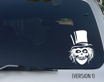 Haunted Mansion Hatbox Ghost Decal