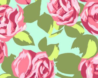 Amy Butler - Tumble Roses in Pink - Love Collection