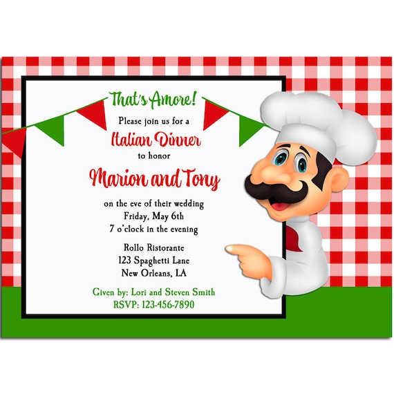 Italian Party Invitation Printable Or Printed With FREE   Il 570xN.1166568374 2h3c 