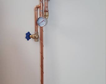 Steampunk/Cosplay copper walking cane