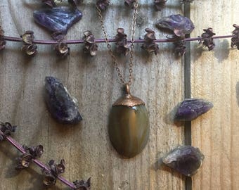 Evelyn Necklace - Carnelian Agate