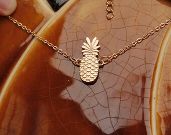Pineapple Ankle Bracelet, Pineapple Anklets, Ankle Bracelet, Gold Anklet, Boho Anklet, Cute Anklet