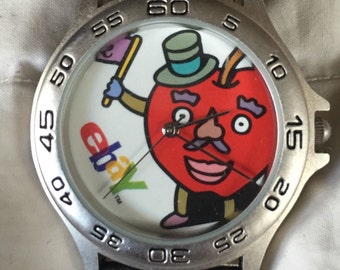 RARE Vintage EBay Promotional Watch LIKE NEW in Package All Original Late 90s