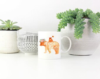 Mama Bear, Mama Bear Mug, Gifts for Mom, Mother's Day Gift, Mom Gift, Coffee Mug, Custom Mug, Personalized Mug, Mother's Day Mug, Mom Mug