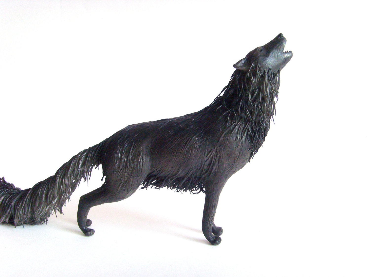 wolf statuette