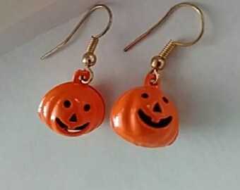 Pumpkin Jingle Bell Earrings