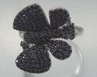 Large Sterling Silver Butterfly Ring