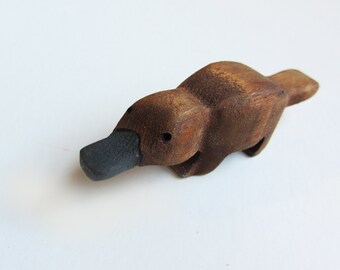 Wooden platypus Toy Eco-friendly Gift Waldorf Geek Nerd Oddity