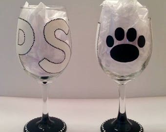 Penn State University (PSU) Wine Glass
