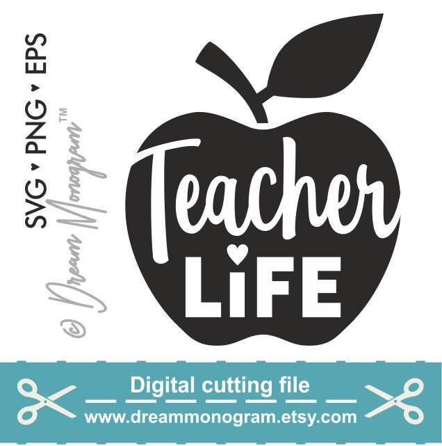 Download Teacher life Svg Teacher Svg Teach Svg Back to school Svg