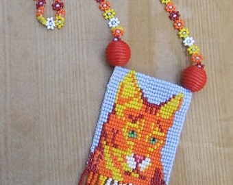 This is a Necklace With a Medallio-My Favorite Pet-Traditional Ukrainian Jewelry