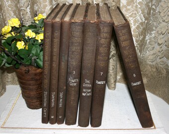 1925 The International Library of Music for Home and Studio//Concert Selections//Vintage Music Book Set