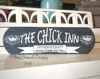 The Chick Inn Chicken Coop Sign