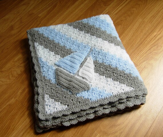 crochet baby blanket baby boy blanket crochet baby afghan