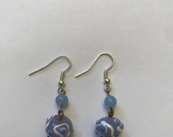 Light Purple Dangle Earrings