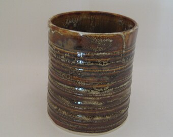 Wheel Thrown Pottery Utensil Holder