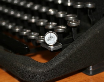 Antique Typewriter Key Pin (Unicorn)