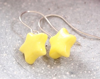 Earring porcelain Star "Buzzer Star"