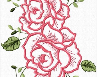 Continue - Klara Embroidery 15118 - Rose
