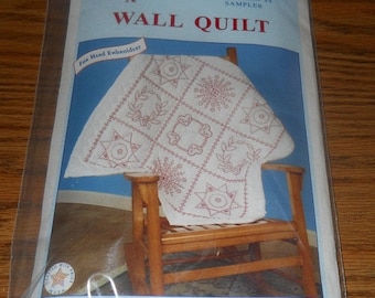 20% Off 1993 Jack Dempsey Needle Art Kit~Wall Quilt~#739 Pattern #4 Sampler