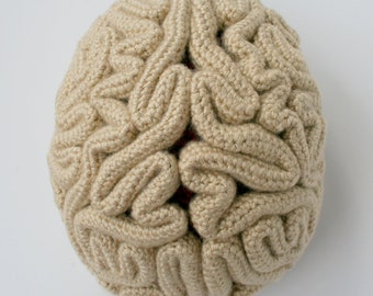 Crochet Pattern: The Brain Beanie