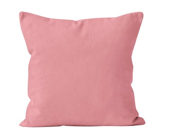 Bubblegum Pink Pillow Cover, Dusty Rose Pillow Cover, Bubble Gum Toss Pillow Cover Cushion Cover, Pink Throw Pillow Cover 18x18 _M