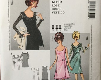Burda Sewing Pattern 7044 Ladies Misses Dress Size 6-18 Uncut