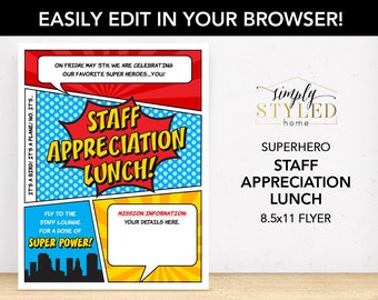 employee appreciation flyer templates