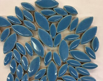 Thalo Ceramic Petals-50g//turquoise petals// ceramic leaves