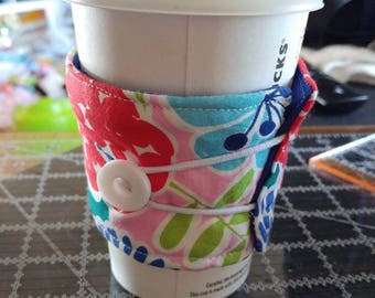 Reusable coffee sleeve , coffee cozy