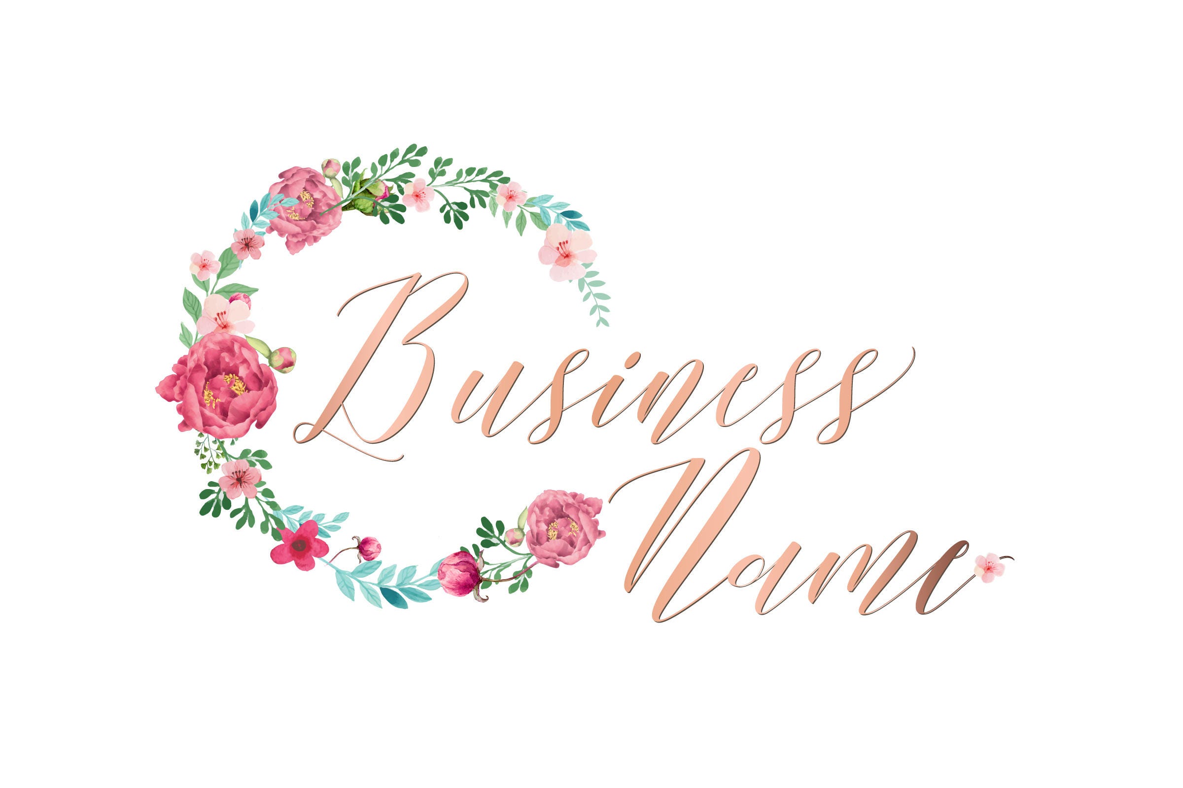Logo de fotografía diseño de logotipos personalizados flores