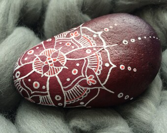 Mandala stone - Meditation stone - Chakra stone