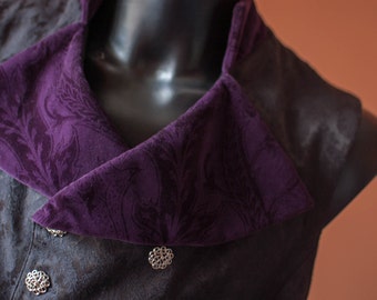 A Double-Breasted victorian gothic vest. Made to order
