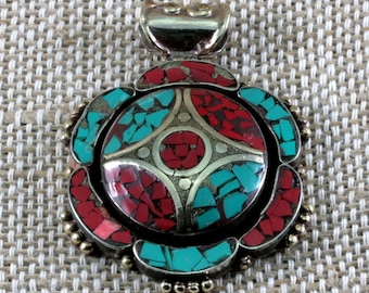 Colourful pendant from Central Asia--6181