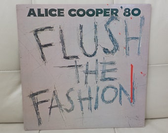 Alice Cooper - "Flush The Fashion" vinyl record