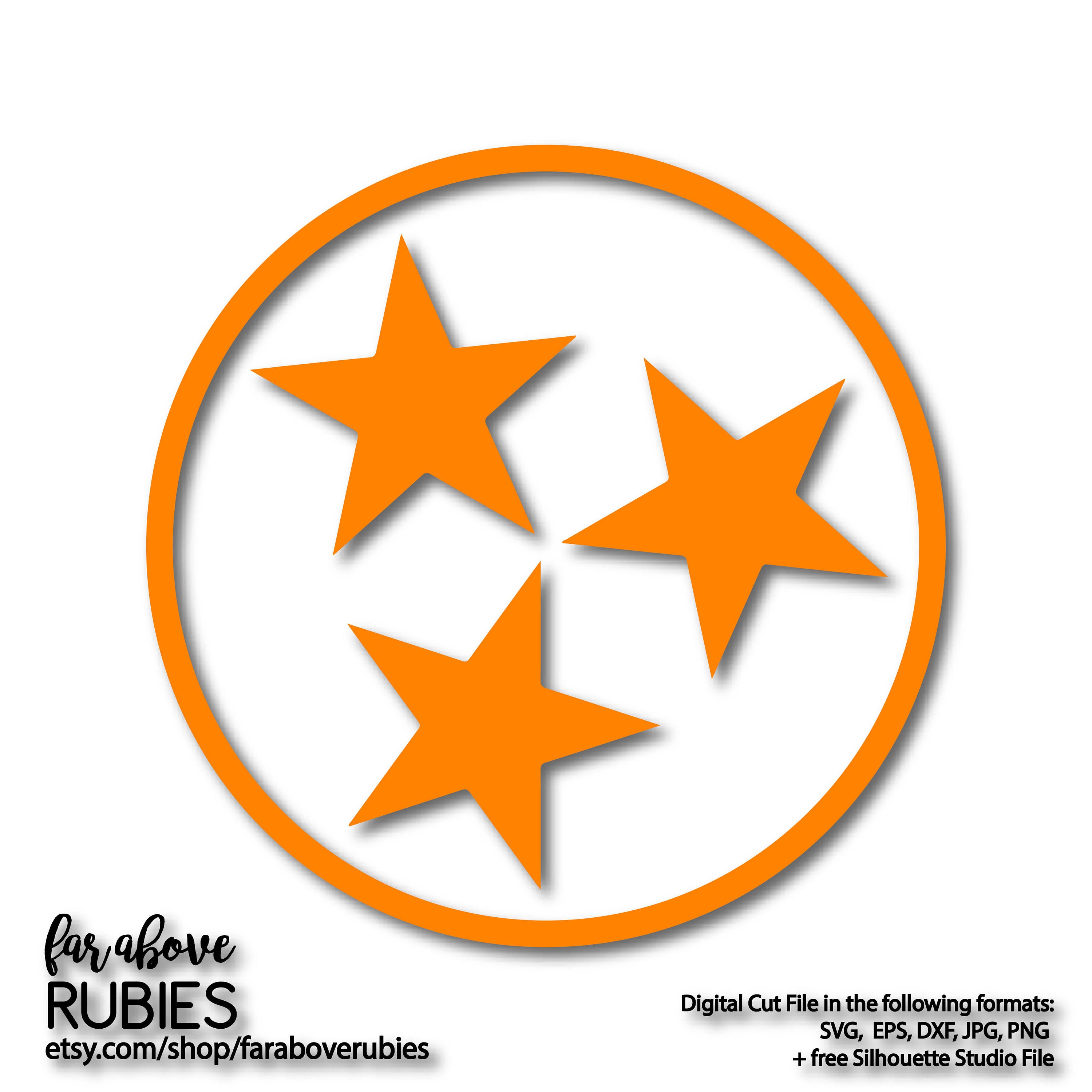 Tristar State of Tennessee TN TriStar SVG EPS dxf png jpg