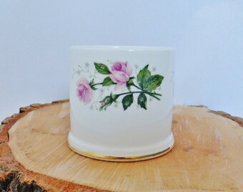 Vintage Crown Staffordshire Bone China Pot